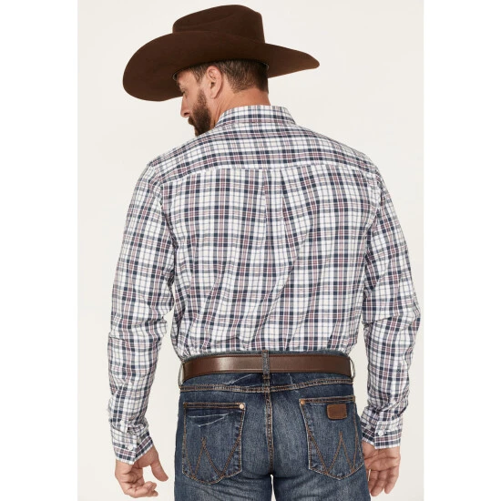 New ???? Cody James Men's Tonight Small Plaid Button Down Western ???? Shirt White ❤️ 4 New ???? Cody James Men's Tonight Small Plaid Button Down Western ???? Shirt White ❤️ - Image 4