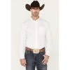Buy ???? Cody James Men's Rare Bird Solid Long Sleeve Button Down Stretch Western ???? Shirt White ✨