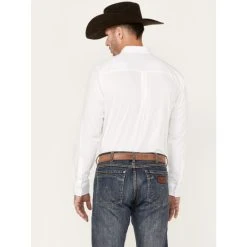 Buy ???? Cody James Men's Rare Bird Solid Long Sleeve Button Down Stretch Western ???? Shirt White ✨ -Cody James -shop unnamed file 2694