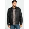 Buy ???? Cody James Men's Backwoods Distressed Faux Leather Moto Jacket Brown ????