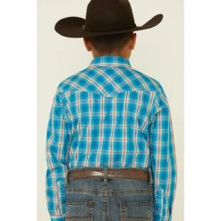 Budget ???? Cody James Boys' Briar Patch Plaid Long Sleeve Snap Western ???? Shirt Teal ???? 7 Budget ???? Cody James Boys' Briar Patch Plaid Long Sleeve Snap Western ???? Shirt Teal ???? -Cody James -shop unnamed file 2776