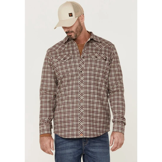 Budget ???? Cody James Men's FR Burgundy Small Plaid Long Sleeve Snap Work ???? Shirt ???? 1 Budget ???? Cody James Men's FR Burgundy Small Plaid Long Sleeve Snap Work ???? Shirt ????