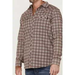 Budget ???? Cody James Men's FR Burgundy Small Plaid Long Sleeve Snap Work ???? Shirt ???? 6 Budget ???? Cody James Men's FR Burgundy Small Plaid Long Sleeve Snap Work ???? Shirt ???? -Cody James -shop unnamed file 2828