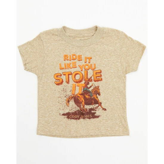 New ???? Cody James Toddler-Boys' Ride It Like You Stole It Graphic T-Shirt Gold ✨ 1 New ???? Cody James Toddler-Boys' Ride It Like You Stole It Graphic T-Shirt Gold ✨
