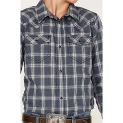 Deals ⌛ Cody James Boys' Plaid Print Long Sleeve Western Snap ???? Shirt Navy ???? 6 Deals ⌛ Cody James Boys' Plaid Print Long Sleeve Western Snap ???? Shirt Navy ???? -Cody James -shop unnamed file 2857