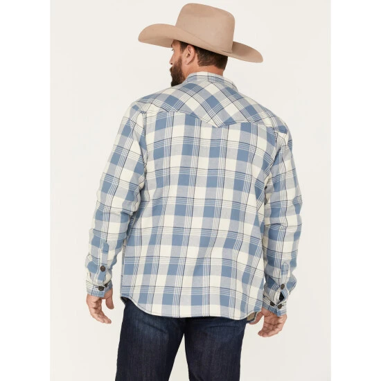 Deals ???? Cody James Men's Oregon Trail Plaid Button-Down Bonded Western Flannel ???? Shirt Grey ⌛ 4 Deals ???? Cody James Men's Oregon Trail Plaid Button-Down Bonded Western Flannel ???? Shirt Grey ⌛ - Image 4