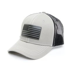 Best Pirce ???? Cody James Men's Grey Flag Patch Mesh Back Ball Cap ????