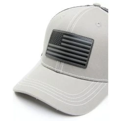 Best Pirce ???? Cody James Men's Grey Flag Patch Mesh Back Ball Cap ???? -Cody James -shop unnamed file 2879