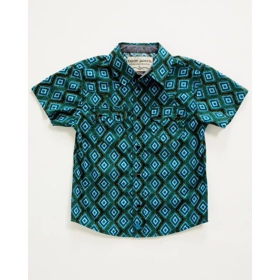 Budget ???? Cody James Toddler-Boys' Diamond Print Short Sleeve Snap Western ???? Shirt Dark Green ❤️ 1 Budget ???? Cody James Toddler-Boys' Diamond Print Short Sleeve Snap Western ???? Shirt Dark Green ❤️