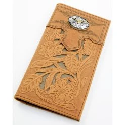 Coupon ???? Cody James Men's Rodeo Leather Checkbook Wallet Brown ????