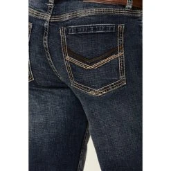 Outlet ???? Cody James Core Men's Curly Wolf Dark Stretch Relaxed Bootcut ???? Jeans Blue ???? -Cody James -shop unnamed file 2948