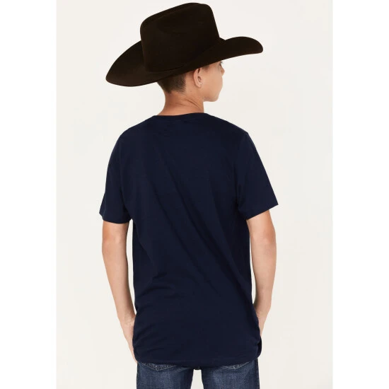 Brand new ???? Cody James Boys' Cactus Guitar Graphic T-Shirt Navy ???? 4 Brand new ???? Cody James Boys' Cactus Guitar Graphic T-Shirt Navy ???? - Image 4