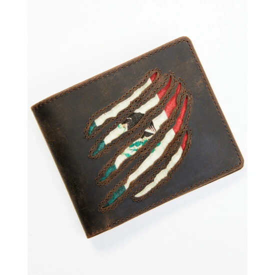 New ???? Cody James Men's Brown Mexico Slash Bifold Leather Wallet ???? 1 New ???? Cody James Men's Brown Mexico Slash Bifold Leather Wallet ????