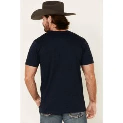 Brand new ???? Cody James Men's Desert Bull Skull Graphic Short Sleeve T-Shirt Navy ⭐ -Cody James -shop unnamed file 2977