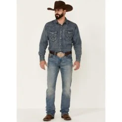 Cheapest ???? Cody James Core Men's Whistle Medium Wash Stretch Stackable Straight ???? Jeans Blue ????