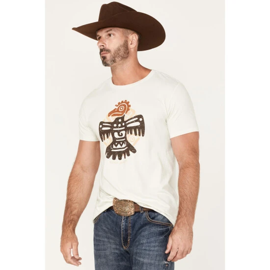 Best Pirce ???? Cody James Men's Thunderbird Graphic T-Shirt Light Grey ???? 2 Best Pirce ???? Cody James Men's Thunderbird Graphic T-Shirt Light Grey ???? - Image 2