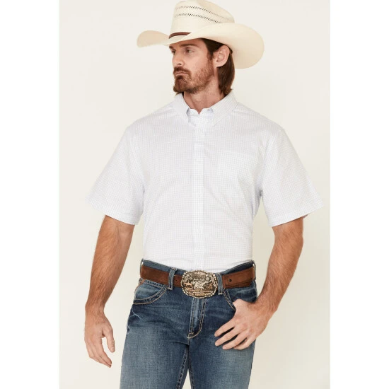 Cheap ???? Cody James Core Men's Wichita Small Plaid Short Sleeve Button-Down Western ???? Shirt - Tall Light Blue ???? 1 Cheap ???? Cody James Core Men's Wichita Small Plaid Short Sleeve Button-Down Western ???? Shirt - Tall Light Blue ????