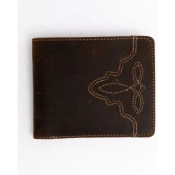 Best deal ???? Cody James Men's Boot Stitch Bi-Fold Leather Wallet Cognac ⭐