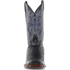 Flash Sale ✨ Cody James Men's Caiman Embroidered Exotic ???? Boots - Wide Square Toe Black ???? -Cody James -shop unnamed file 3109