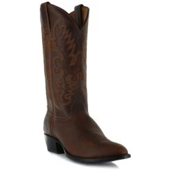 New ???? Cody James Men's Classic Brown Western ???? Boots - Medium Toe ????