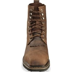 Hot Sale ???? Cody James Men's 8" Lace Up Kiltie Work ???? Boots - Composite Toe Brown ???? -Cody James -shop unnamed file 3137