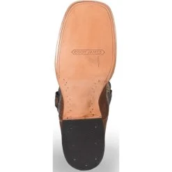 Coupon ???? Cody James Two Toned Ostrich Leg Exotic ???? Boots - Square Toe For Men Brown ???? -Cody James -shop unnamed file 3159