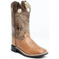 Budget ⭐ Cody James Boys' Colton Western ???? Boots - Broad Square Toe Bronze ????