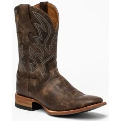 Outlet ???? Cody James Men's Macho Sicario Western ???? Boots - Wide Square Toe Brown ????