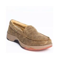 Cheapest ???? Cody James Men's Tan Oxford Slip-On ???? Shoes - Moc Toe ????