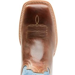 Buy ???? Cody James Men's Shasta Western ???? Boots - Broad Square Toe Blue ✔️ -Cody James -shop unnamed file 3383