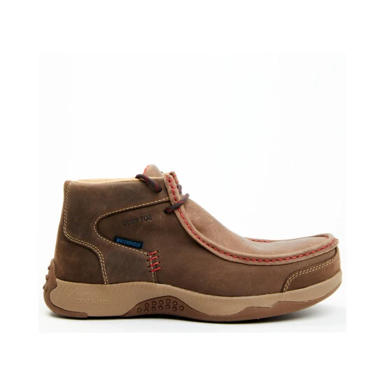 Deals ???? Cody James Men's Wallabee Moc Toe Work ???? Shoes - Composite Toe Brown ???? 2 Deals ???? Cody James Men's Wallabee Moc Toe Work ???? Shoes - Composite Toe Brown ???? - Image 2