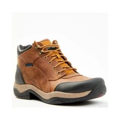 Discount ⌛ Cody James Men's Endurance Tyche Palace Lace-Up WP Soft Work Hiking ???? Boots Brown ✨