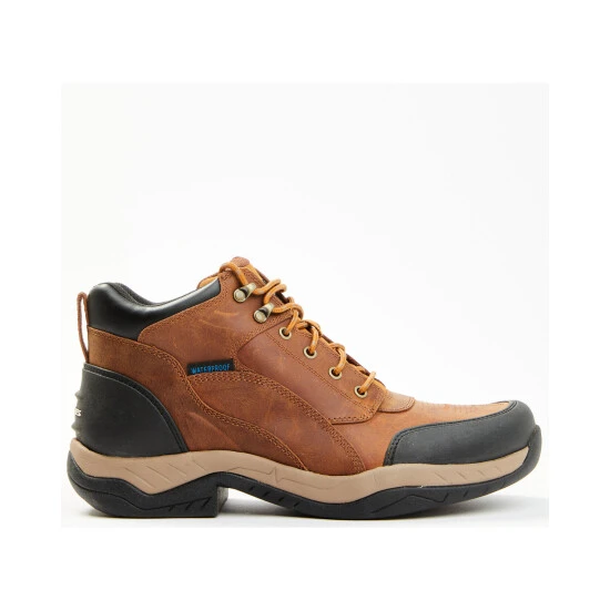 Discount ⌛ Cody James Men's Endurance Tyche Palace Lace-Up WP Soft Work Hiking ???? Boots Brown ✨ 2 Discount ⌛ Cody James Men's Endurance Tyche Palace Lace-Up WP Soft Work Hiking ???? Boots Brown ✨ - Image 2