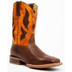 Buy ???? Cody James Men's Xtreme Xero Gravity Western Performance ???? Boots - Broad Square Toe Orange ????
