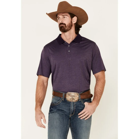 Best Sale ???? Cody James Core Men's Purple Burmuda Heather Short Sleeve Polo ???? Shirt ⌛ 1 Best Sale ???? Cody James Core Men's Purple Burmuda Heather Short Sleeve Polo ???? Shirt ⌛