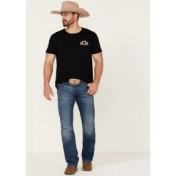 Budget ???? Cody James Men's American Rodeo Graphic Short Sleeve T-Shirt Black ???? -Cody James -shop unnamed file 3534