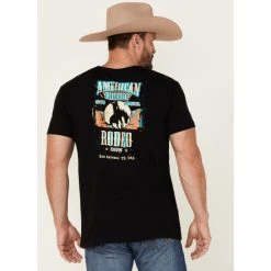 Budget ???? Cody James Men's American Rodeo Graphic Short Sleeve T-Shirt Black ???? -Cody James -shop unnamed file 3536