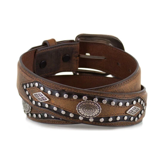 Top 10 ✨ Cody James Men's Tan Vintage Studded Concho Belt ❤️ 2 Top 10 ✨ Cody James Men's Tan Vintage Studded Concho Belt ❤️ - Image 2
