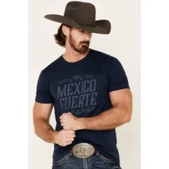 Hot Sale ???? Cody James Men's Navy Mexico Fuerte Graphic T-Shirt ✔️