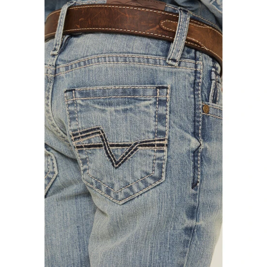 Top 10 ???? Cody James Little Boys' Crupper Light Wash Slim Straight ???? Jeans - Sizes 4-8 Blue ???? 2 Top 10 ???? Cody James Little Boys' Crupper Light Wash Slim Straight ???? Jeans - Sizes 4-8 Blue ???? - Image 2