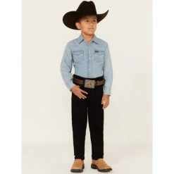 Outlet ???? Cody James Boys' Black Night Rider Straight Leg ???? Jeans ✔️