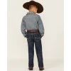 Hot Sale ???? Cody James Little Boys' Maverick Dark Wash Straight ???? Jeans - Sizes 4-8 Blue ????