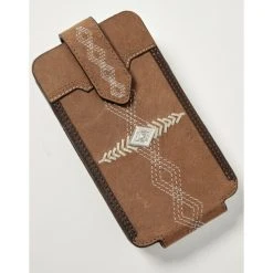 Flash Sale ⭐ Cody James Men's Southwestern Rodeo Cell Phone Wallet Brown ????
