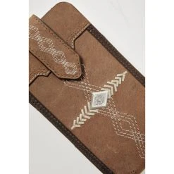 Flash Sale ⭐ Cody James Men's Southwestern Rodeo Cell Phone Wallet Brown ???? -Cody James -shop unnamed file 3633