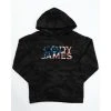 Top 10 ???? Cody James Boys' Flag Logo Camo Hooded Sweatshirt Black ????