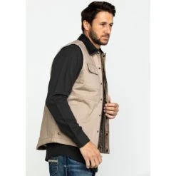 Best reviews of ???? Cody James Men's Tan Ranchero Timberwolf Canvas Vest ⌛ -Cody James -shop unnamed file 3712