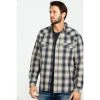 Best deal ???? Cody James Men's Gig Harbor Plaid Long Sleeve Western Flannel ???? Shirt Tan ????