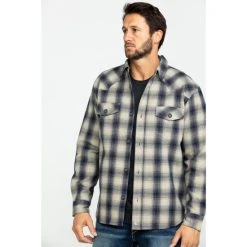 Best deal ???? Cody James Men's Gig Harbor Plaid Long Sleeve Western Flannel ???? Shirt Tan ????