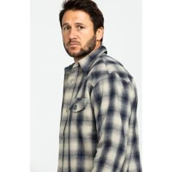 Best deal ???? Cody James Men's Gig Harbor Plaid Long Sleeve Western Flannel ???? Shirt Tan ???? -Cody James -shop unnamed file 3738