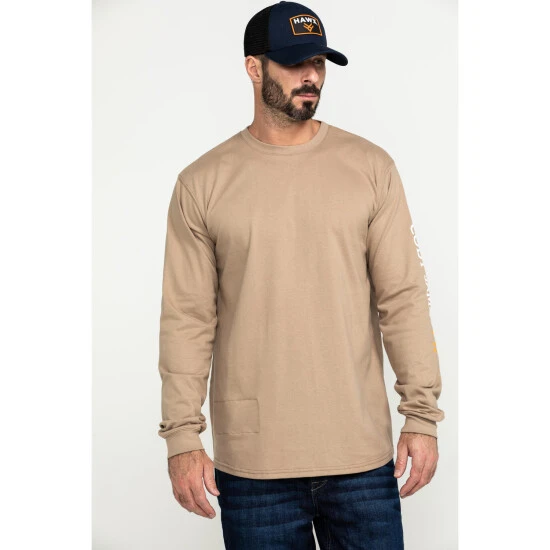 Deals ???? Cody James Men's FR Logo Long Sleeve Work ???? Shirt Beige/khaki ???? 1 Deals ???? Cody James Men's FR Logo Long Sleeve Work ???? Shirt Beige/khaki ????